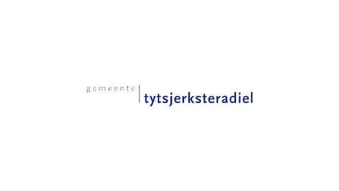 Logo van gemeente Tytsjerksteradiel, met tekst in een minimalistisch lettertype.