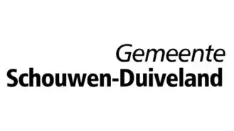 Logo met de tekst "Gemeente Schouwen-Duiveland" in het zwart op een witte achtergrond.